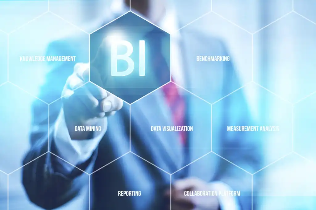 Business intelligence icon