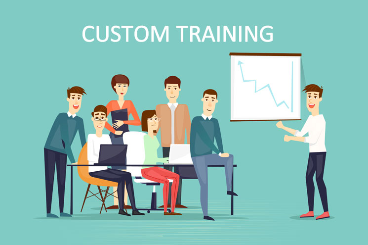 Custom training program illustration
