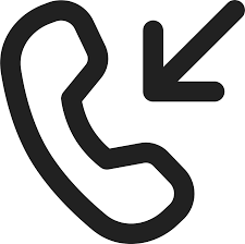 Inbound calls icon