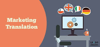 Marketing translation icon